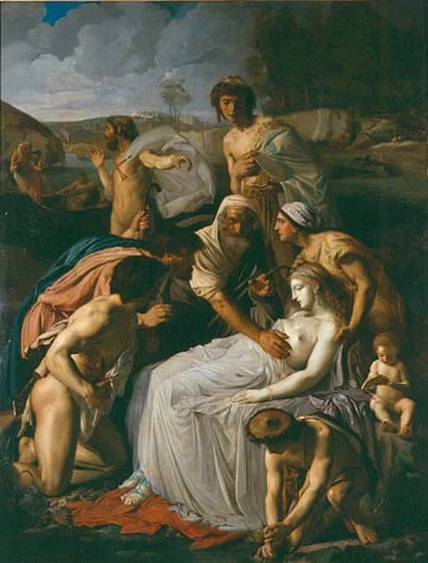 Zenobia ritrovata sulle rive dell'Araxes, 1850 - Parigi, Ecole Nationale Supérieure des Beaux, Arts